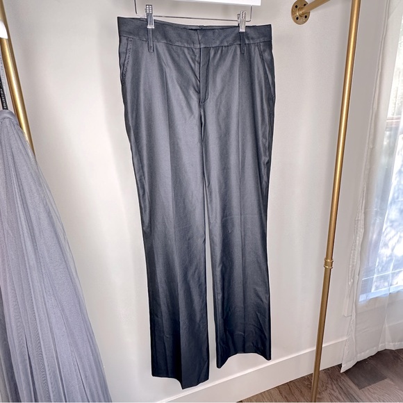 Zara Limited Edition Wool Silk Blend Trouser Dress Pants 8 M - Picture 1 of 9